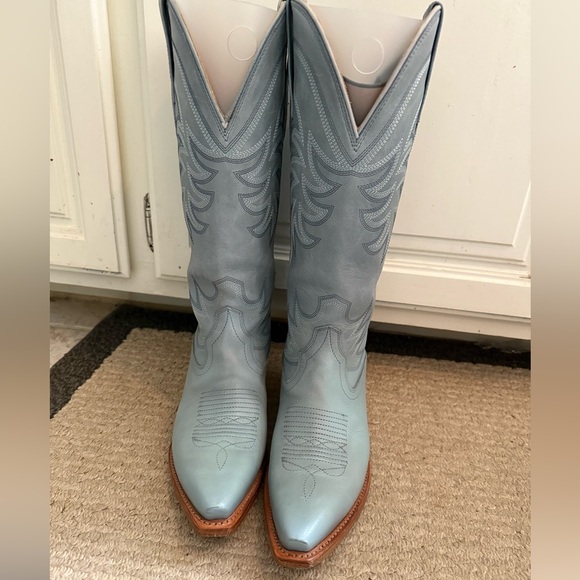 Tecovas Slate Blue Annie Boots - Picture 4 of 11